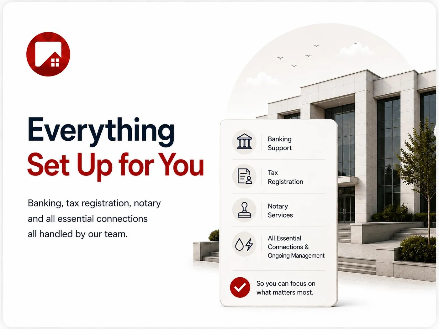 Everything Set Up for You
