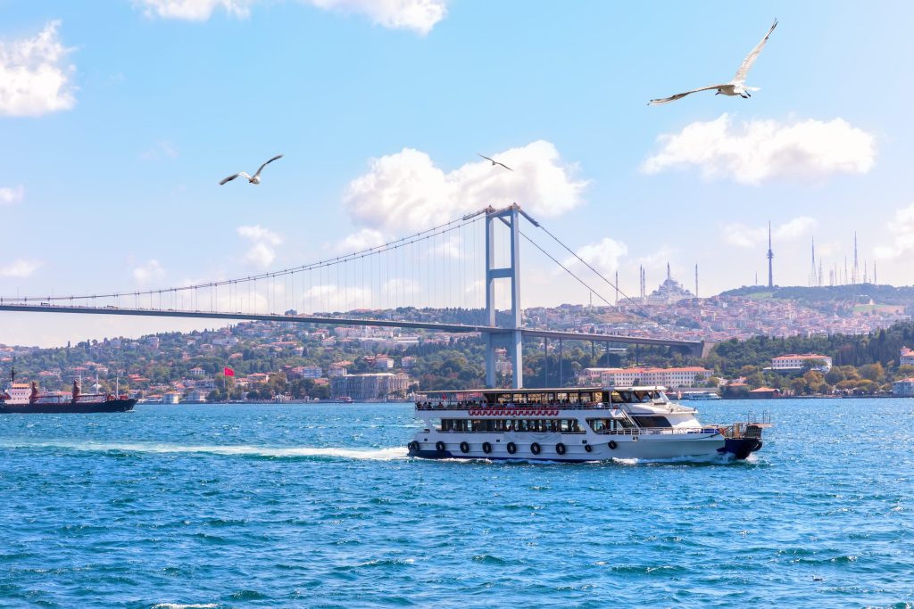 bosphorus strait istanbul view bridge ships scaled 1