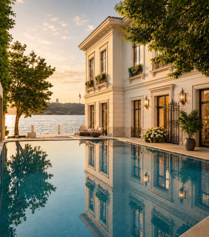 Sea Front Villa in Istanbul For Sale