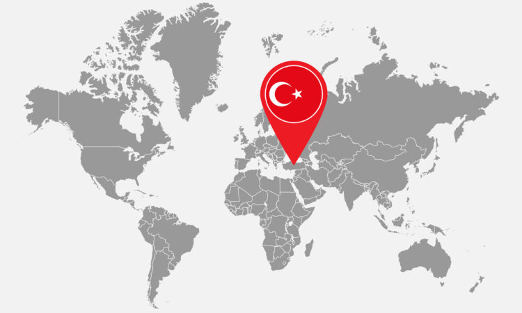 Location of Turkey in the World best hose