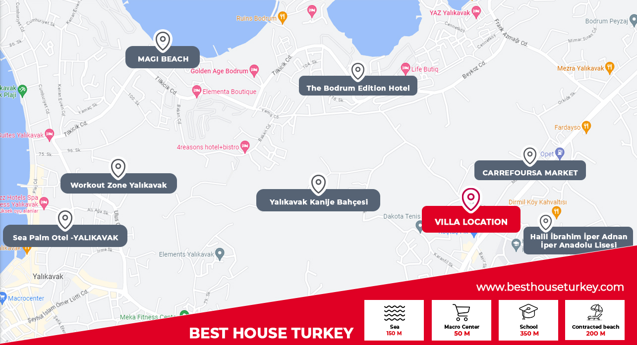 besthouse projeler Villa For Sale Bodrum Yalikavak2