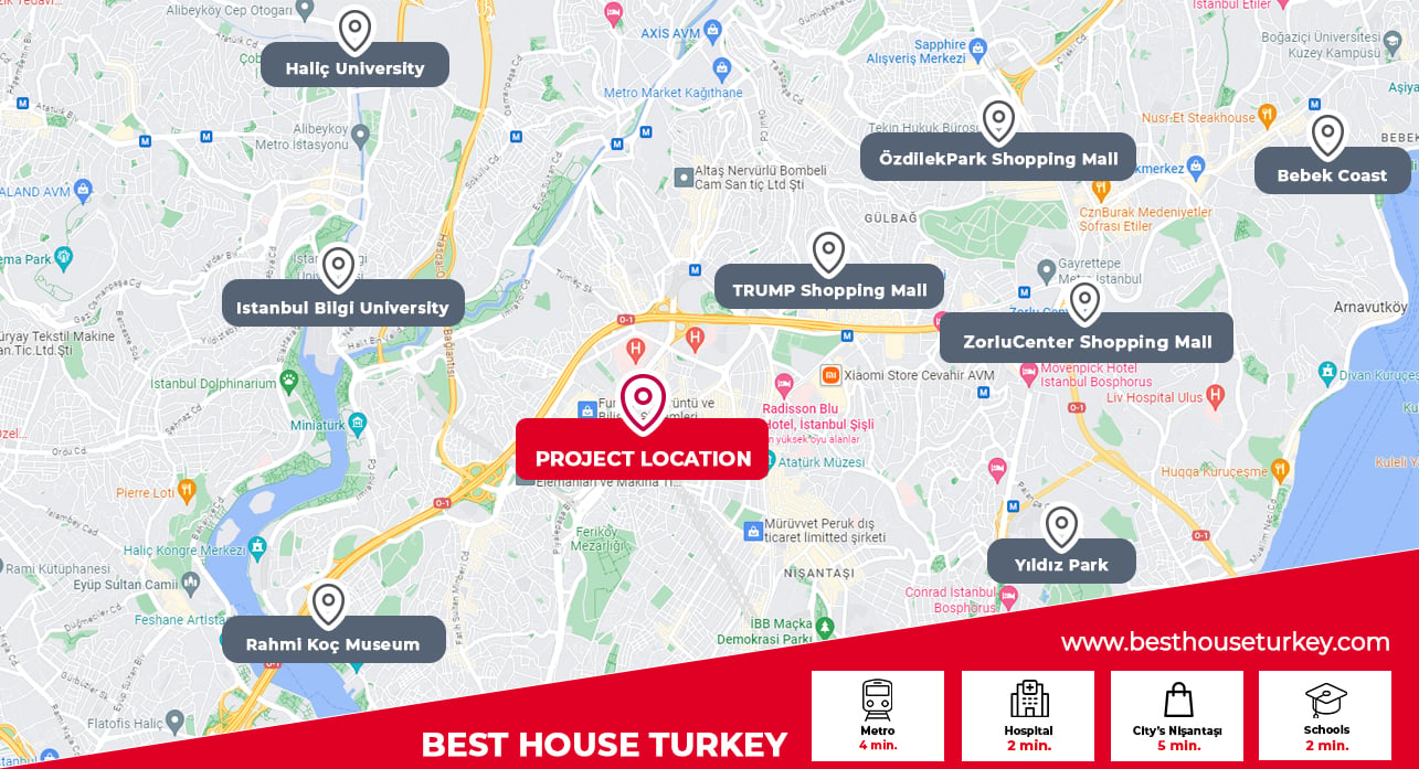 besthouse projeler Bomonti Residence برای فروش – هتل کانسپت آپارتمان