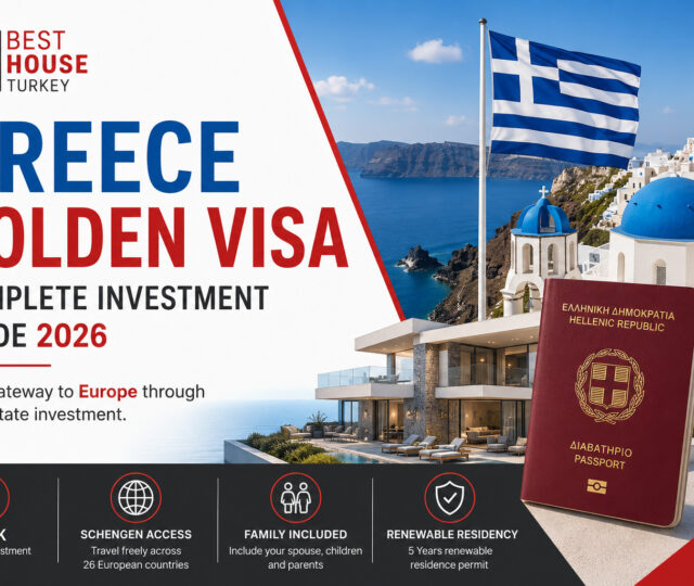 Property for sale in Istanbul Best House Turkey Own real estate in Turkey today 185 Golden Visa Program in Greece A Complete Guide