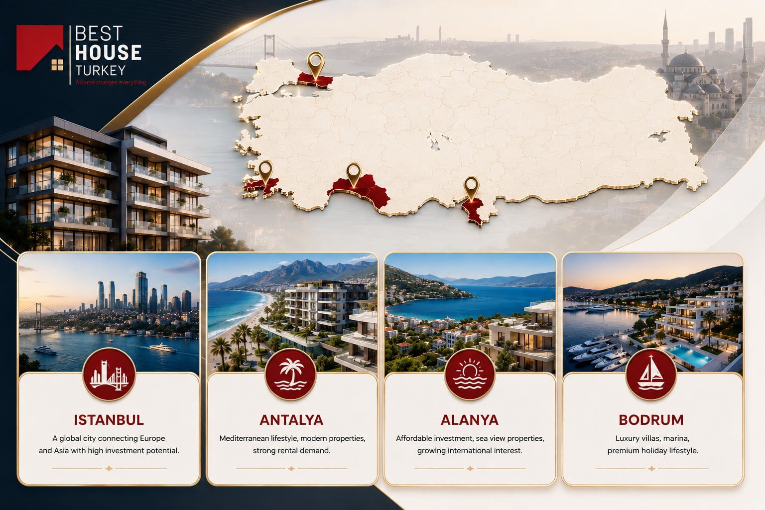 Types of Properties Eligible for Turkish Citizenship Investment